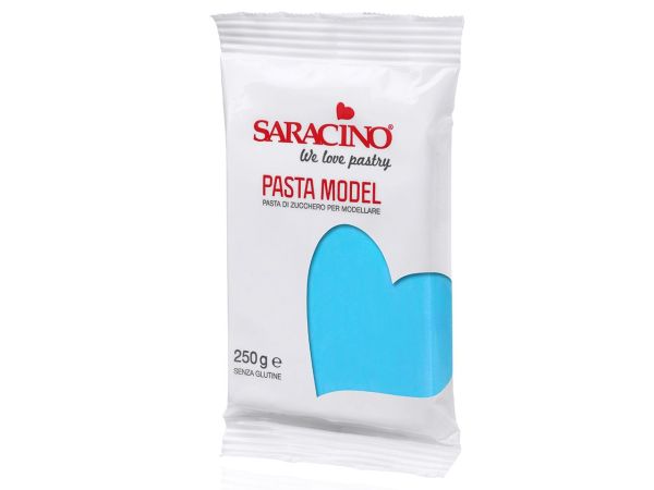 Модельная масса «SARACINO», светло-синего цвета, 250 г.