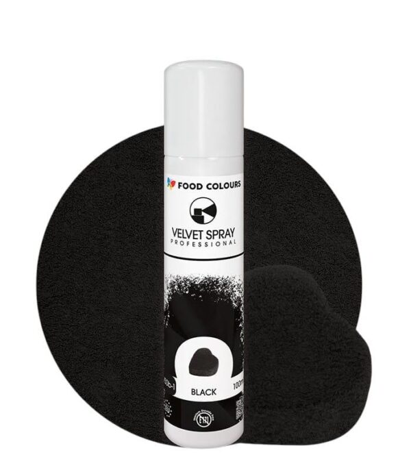 Аэрозольный вельвет Velvet Spray, чёрный цвет